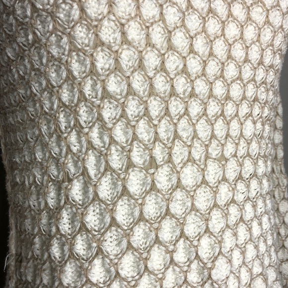 Anthropologie Moth Honeycomb Pullover Sweater with Back Zip Detail - Picture 3 of 6